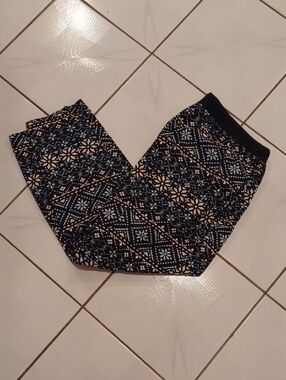 4/$30 Carisma Blue & Peach Pajama Pants - Size XL